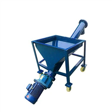 Transportador de cargol de canonada inclinada